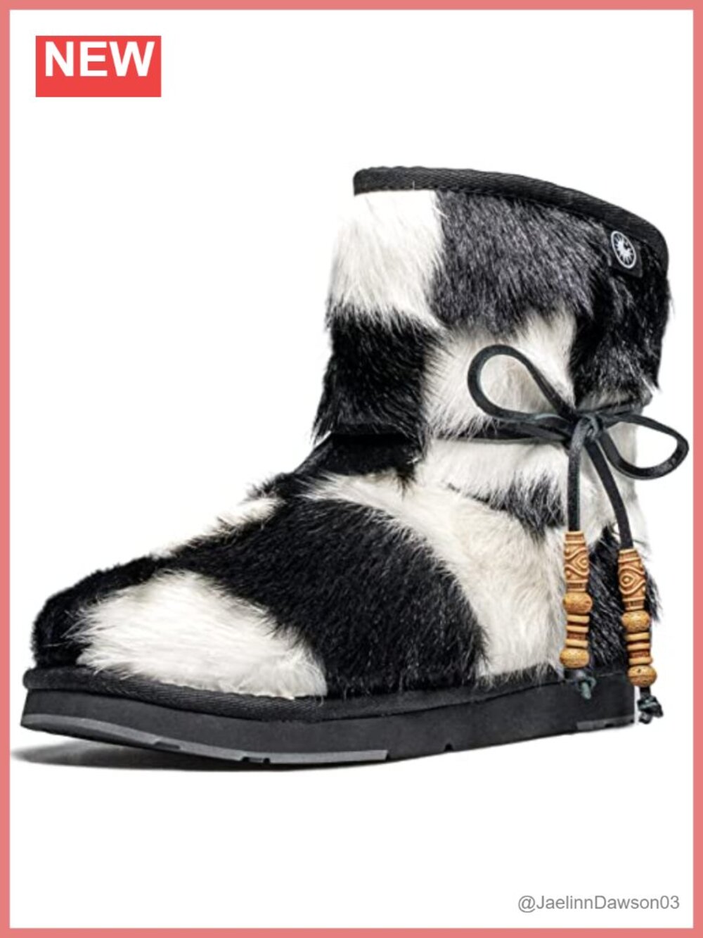 Warm Snow Boots with Wool Lining and Cushioned EVA Midsole